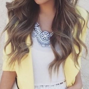 White Marble Statement Necklace restocked!